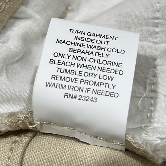 NY&C Beige KHAKI HIGH RISE WIDE LEGS WOMEN PANTS, SIZE 14. - Picture 8 of 8